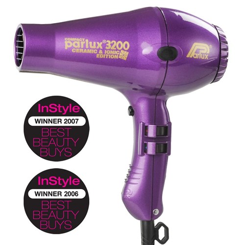 Parlux 3200 Ionic Ceramic Compact Hair Dryer Purple - Home Hairdresser Parlux 3200 Ionic Ceramic Compact Hair Dryer Purple - Home Hairdresser