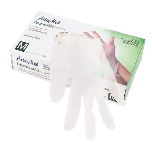 ArteMed Bulk Buy Vinyl Gloves Medium 300pk
