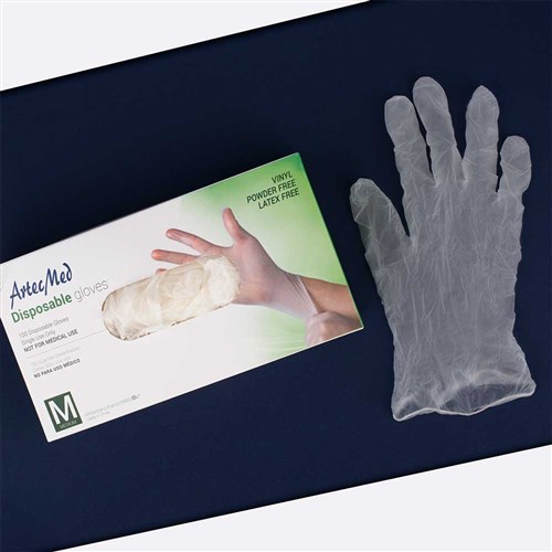 ArteMed Bulk Buy Vinyl Gloves Medium 300pk