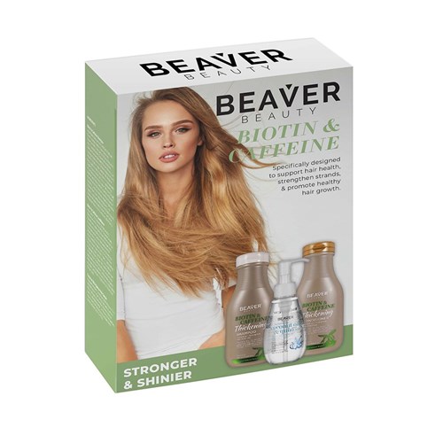 Beaver Biotin and Caffeine Thickening Pack