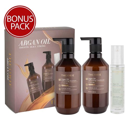 Theorie Argan Oil Smooth Silky Strong Pack