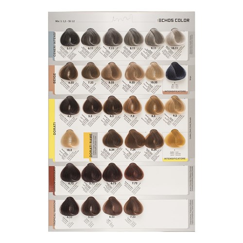 Echos Color Hair Colour Chart Large Home Hairdresser