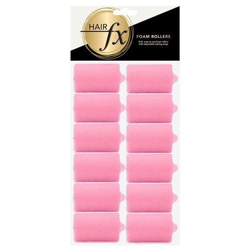 Hair FX Foam Rollers Large 12pk