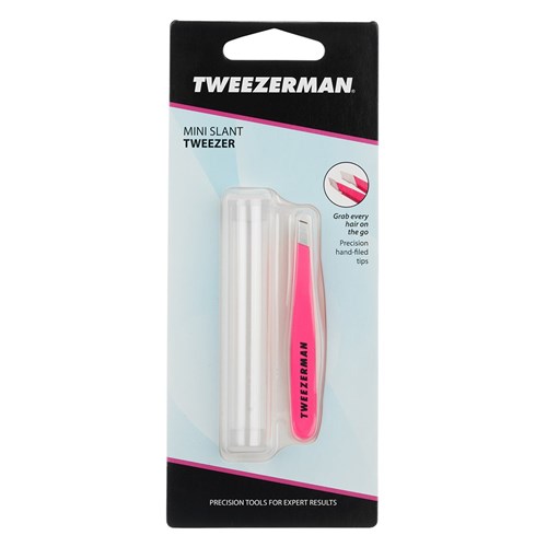 Tweezerman Mini Slant Tweezer Pink