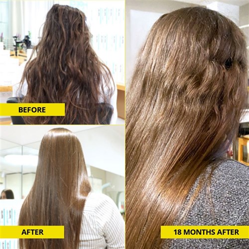 Qiqi Vega Permanent Hair Straightening Thin Damaged Home Hairdresser