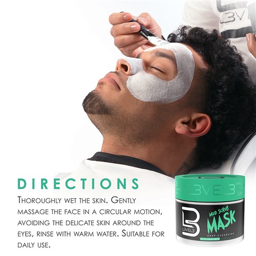 L3VEL3 Mud Facial Scrub