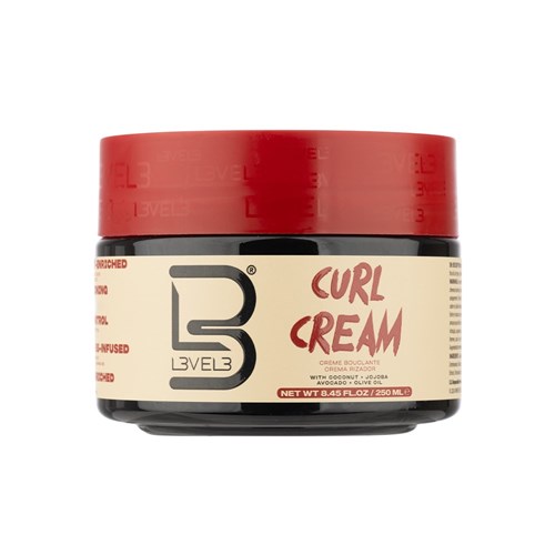 LVL3 CURL CREAM 250ML 301100 LEVEL3 L3VEL3