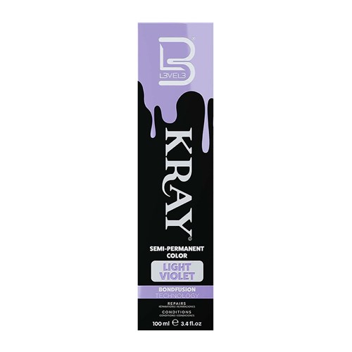 LVL3 KRAY COLOR LT VIOLET 100M 200109 100ML SEMI PERMANENT COLOUR LEVEL3 L3VEL3