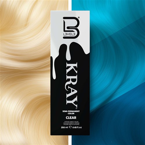 LVL3 KRAY COLOR CLEAR 250ML 200116 SEMI PERMANENT COLOUR LEVEL3 L3VEL3