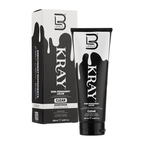 LVL3 KRAY COLOR CLEAR 250ML 200116 SEMI PERMANENT COLOUR LEVEL3 L3VEL3