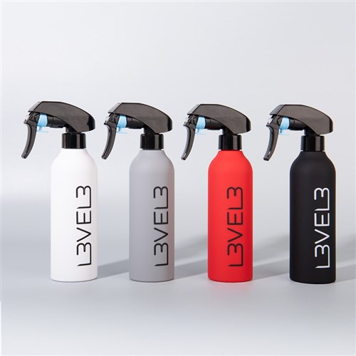 LVL3 WHITE WATER SPRAY BOTTLE R009-6W RUBBERIZED LEVEL3 L3VEL3