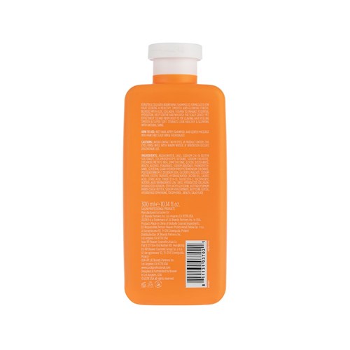 JUSTK NOURISHING SHAMPOO 300ml KERATIN & COLLAGEN FOR ALL HAIR TYPES