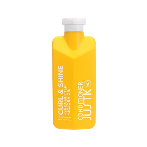 JUSTK CURL & SHINE COND 300m CONDITIONER SHEA BUTTER & JOJOBA OIL