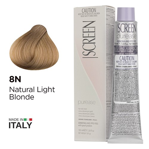 Screen Purease Colour 8N Natural Light Blonde