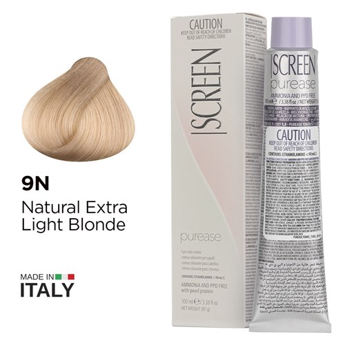 Screen Purease Colour 9N Natural Extra Light Blonde