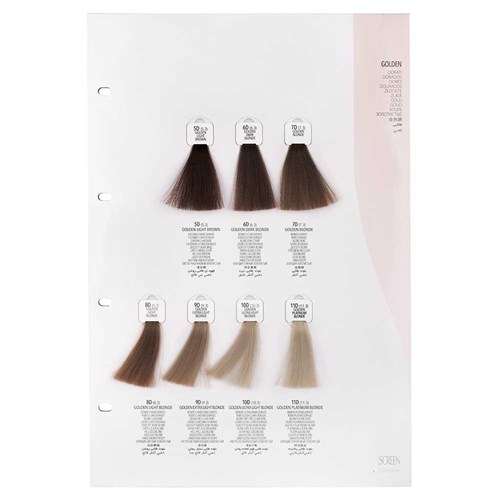 Screen Purease Colour 5D Golden Light Brown