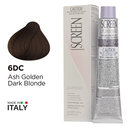 Screen Purease Colour 6DC Ash Golden Dark Blonde