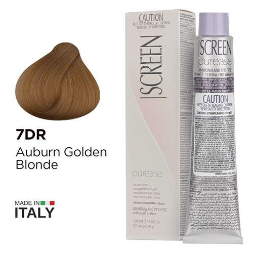 Screen Purease Colour 7DR Auburn Golden Blonde