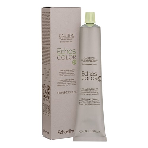 Echos Color Vegan Hair Colour 7.12 Medium Blonde Cold Irise