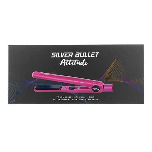 Silver Bullet Attitude Hair Straightener - Pink
