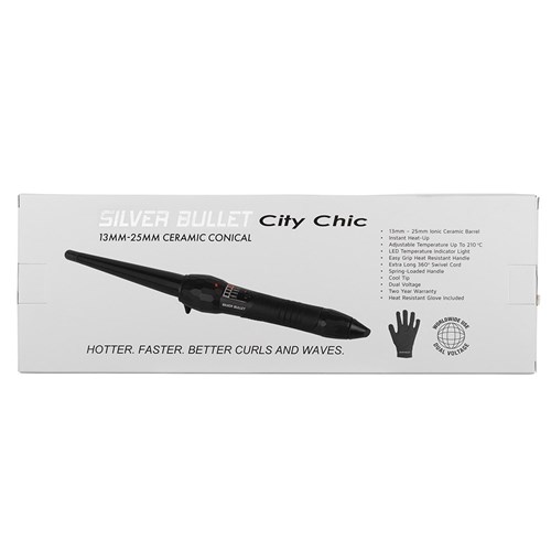 Silver Bullet City Chic Regular Conical Curling Iron