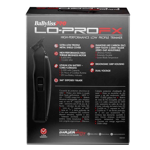 BaBylissPRO LoPROFX High Performance Low Profile Trimmer