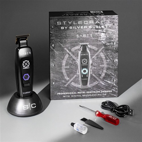 StyleCraft by Silver Bullet Saber Hair Trimmer Black