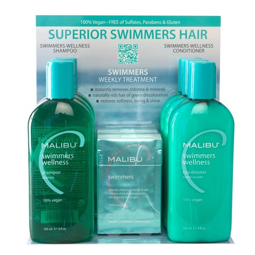 Malibu C Swimmers Hair Treatment Display Home Hairdresser