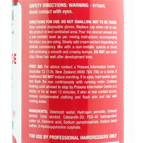 Keratin Colour Hair Peroxide 20 Volume 1000ml