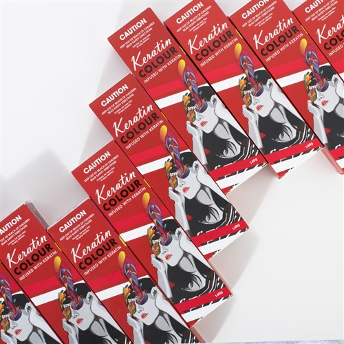 Keratin Colour Permanent Colour 5.13 Light Ash Golden Brown