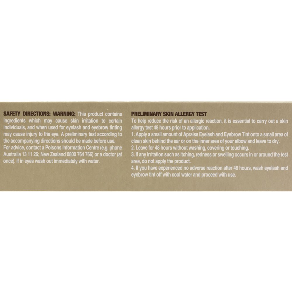 Apraise Eyelash and Eyebrow Tint Light Brown Home Hairdresser