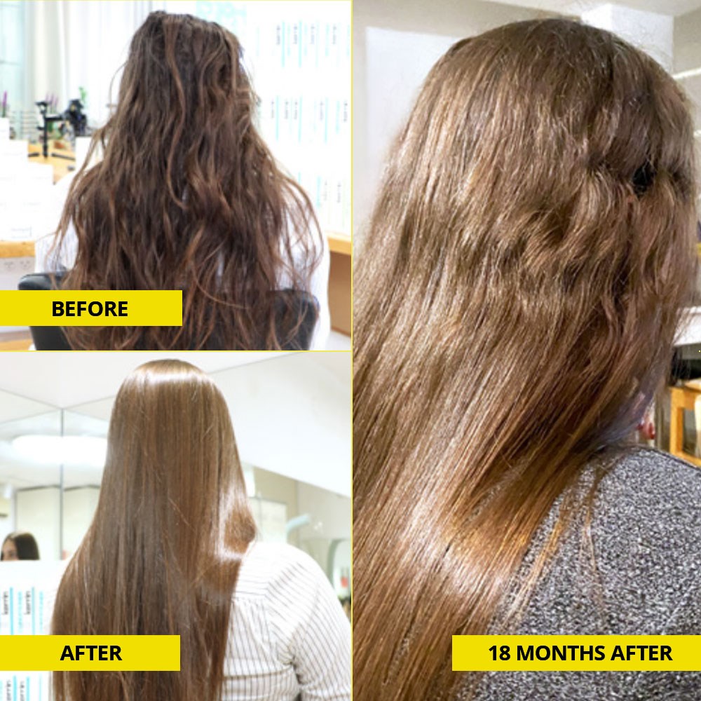 Qiqi Vega Permanent Hair Straightening Thin Damaged Home Hairdresser