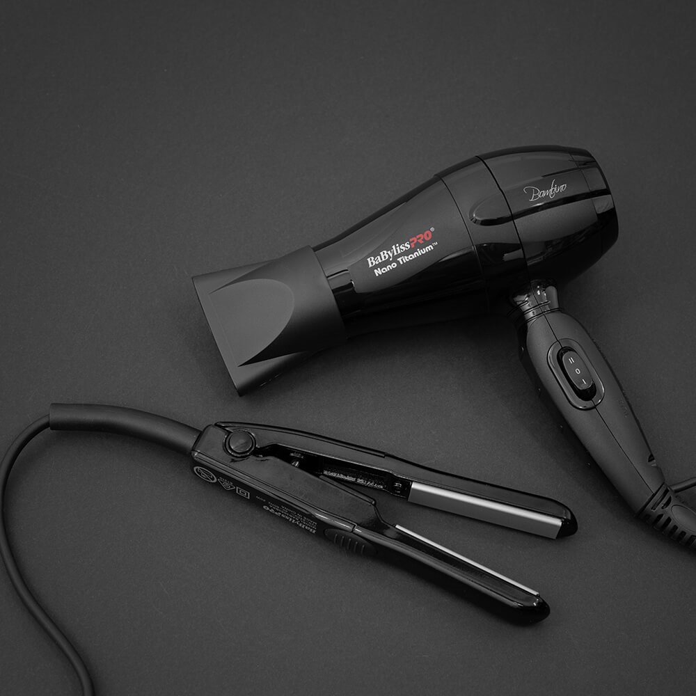 BaBylissPRO Travel In Style Dryer Straightener Set Home Hairdresser BaBylissPRO Travel In Style Dryer Straightener Set Home Hairdresser