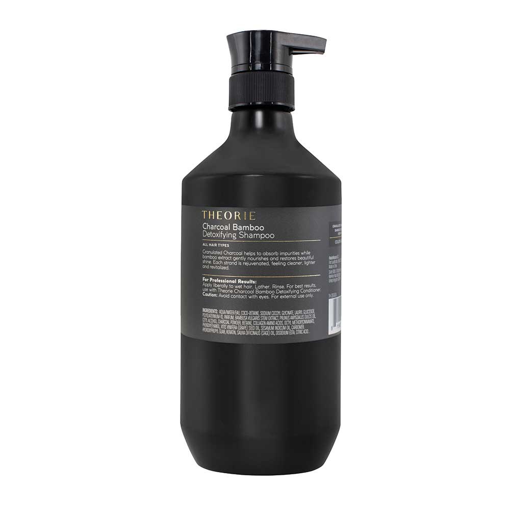 Theorie Charcoal Bamboo Detoxifying Shampoo Home Hairdresser