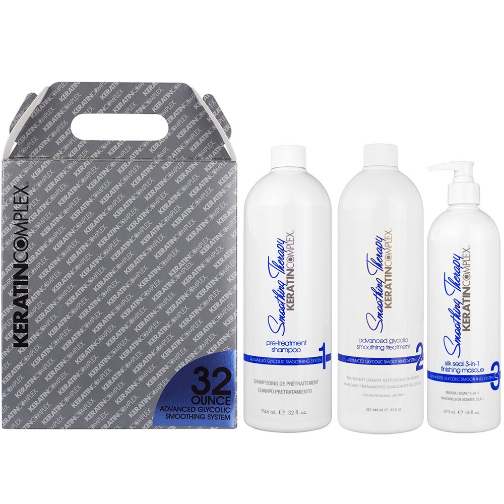 Keratin Complex Advanced Glycolic Smoothing System 946mL Home Hairdresser